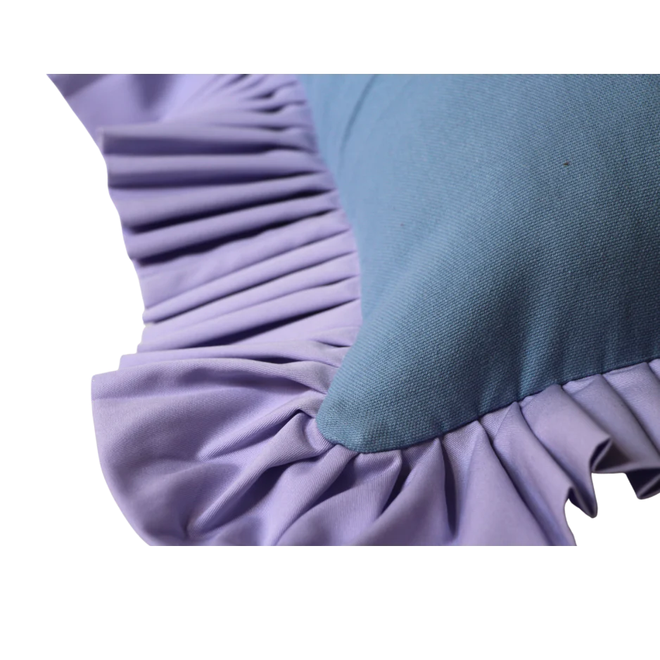 Beach Blue with Lilac Ruffle - Image 3