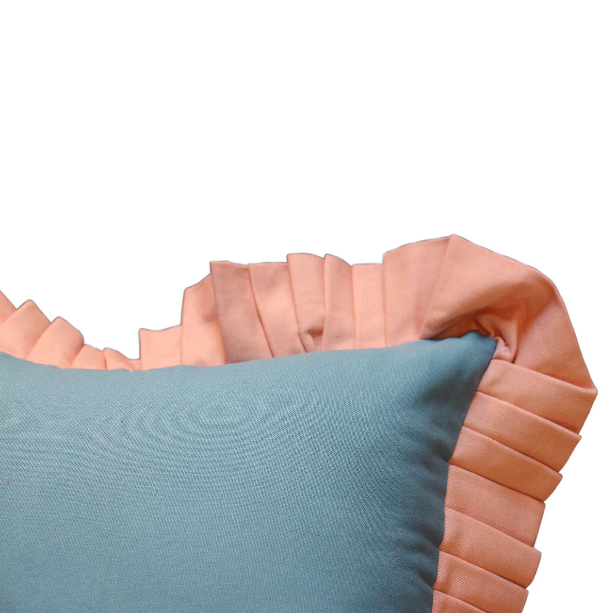 Beach Blue with Rose Pink Ruffle - Image 3