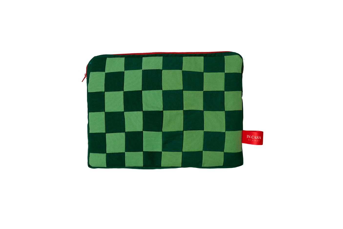 Light Green and Mango Tree Green Patchwork Laptop Sleeve - Image 3