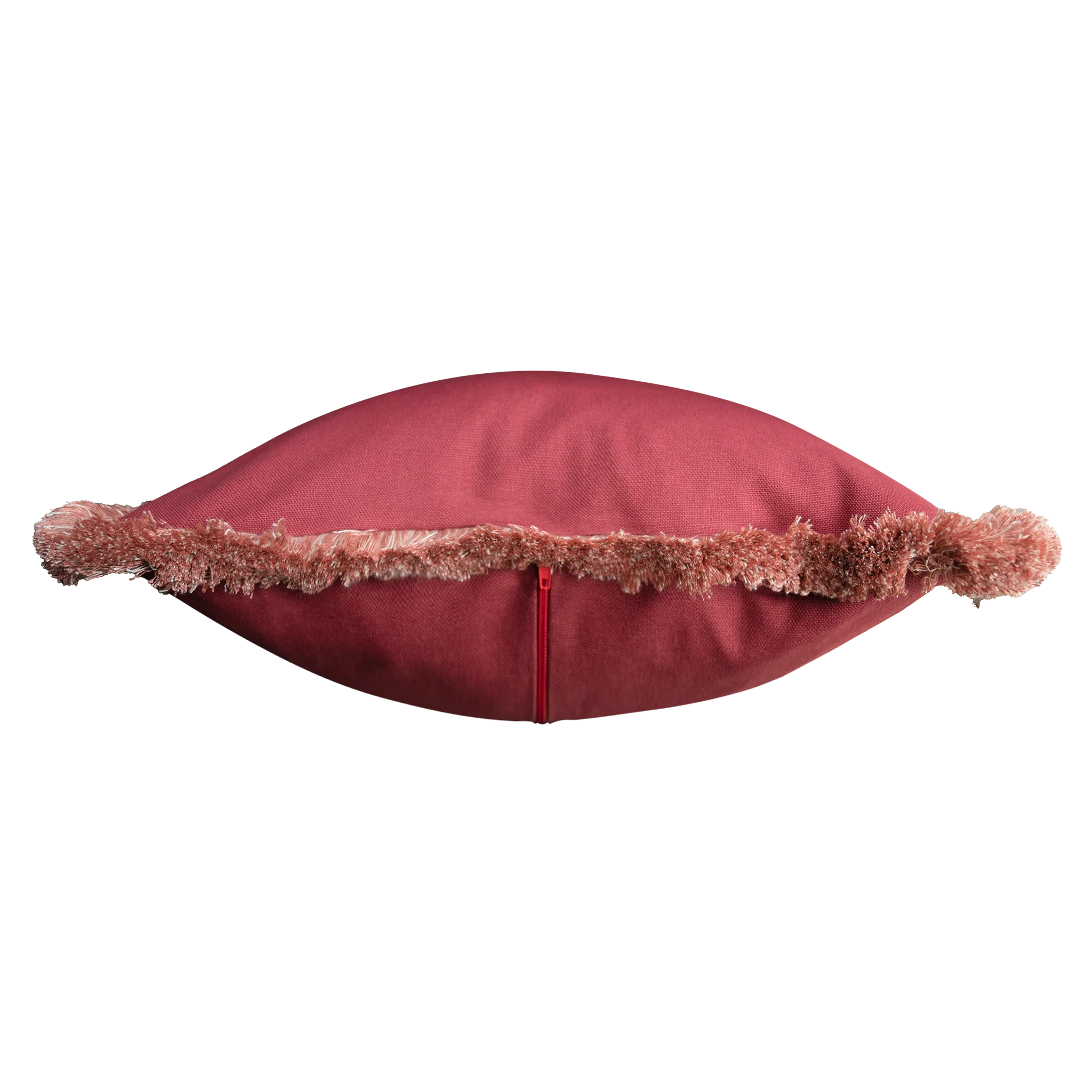 Wine Red & Rose Pink Fringe - Image 3