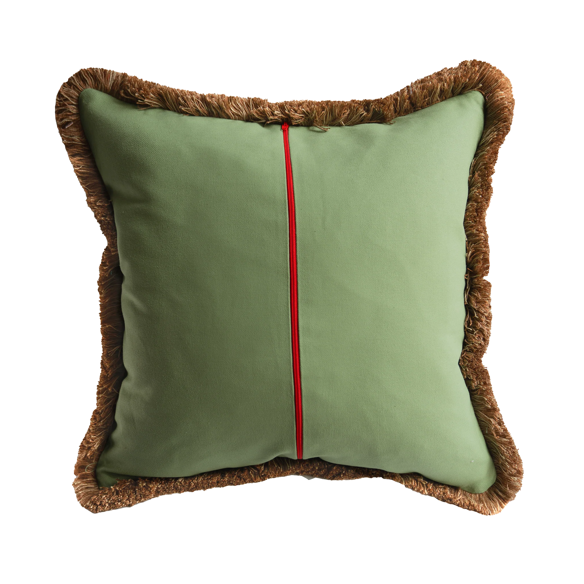 Fringe: Light green & Brown fringe - Image 2