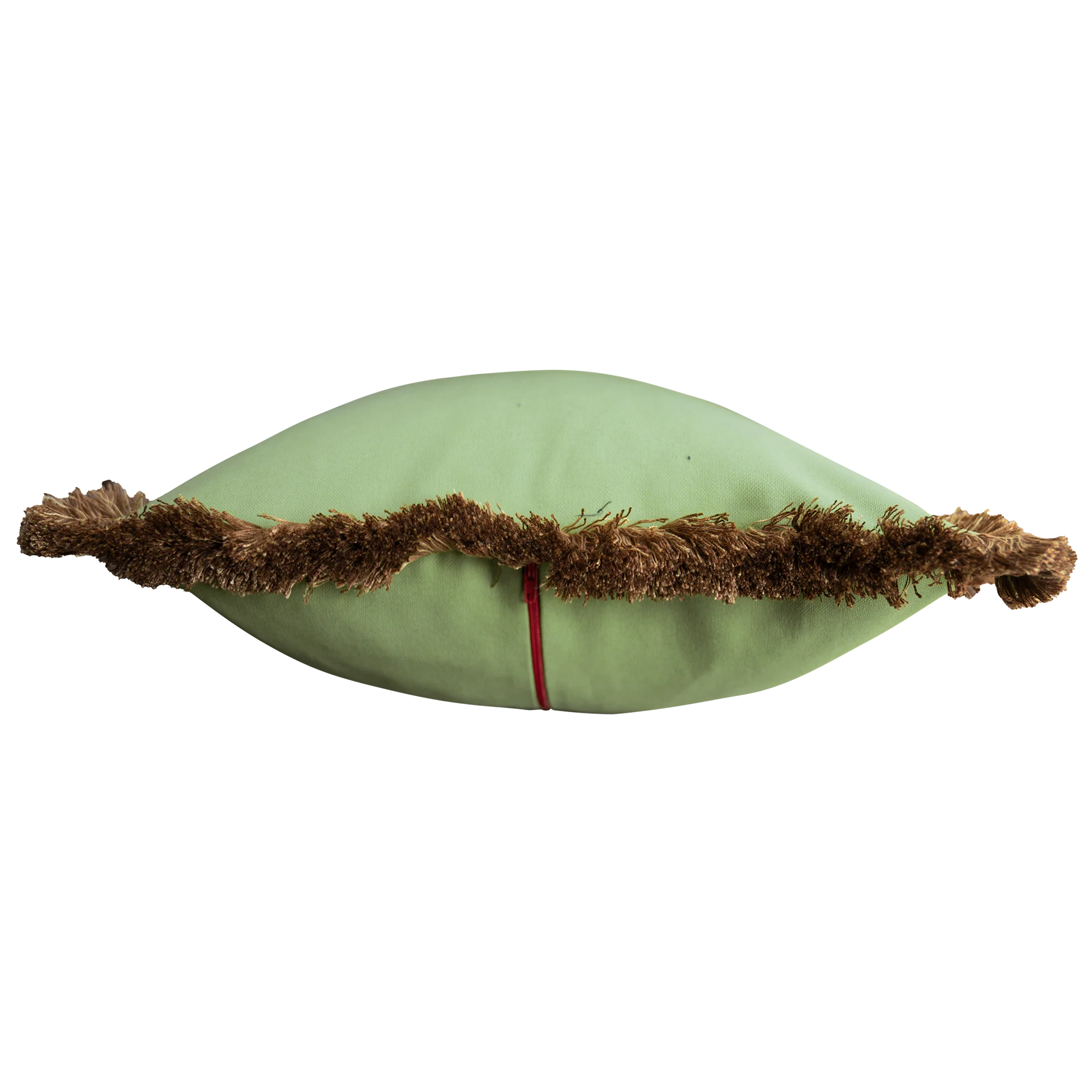Fringe: Light green & Brown fringe - Image 3