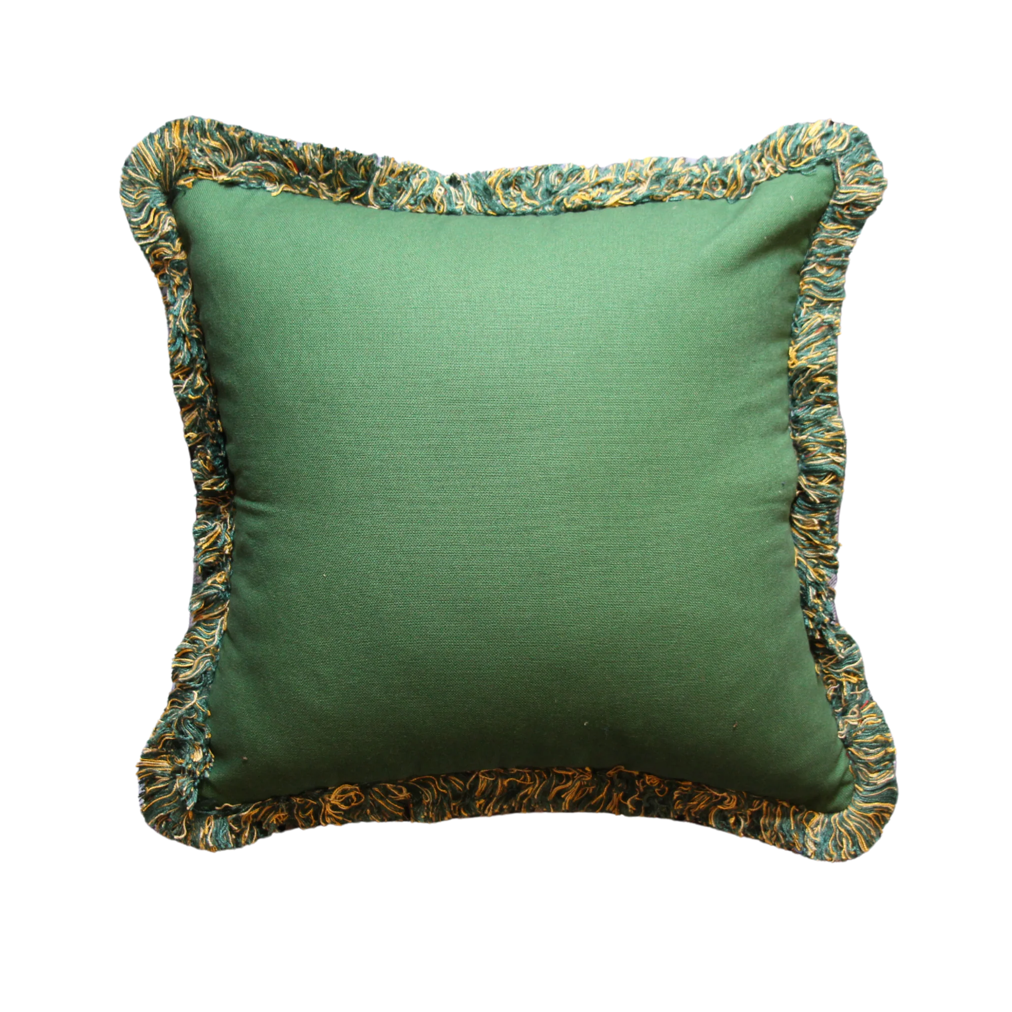Mango Green Tree with Green and Yellow Fringe