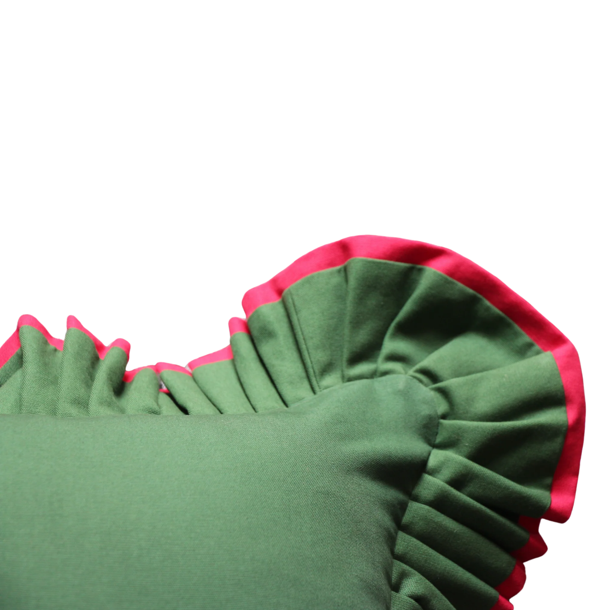 Mango Tree Green with Mango Tree Green and Raspberry Ruffle - Image 2