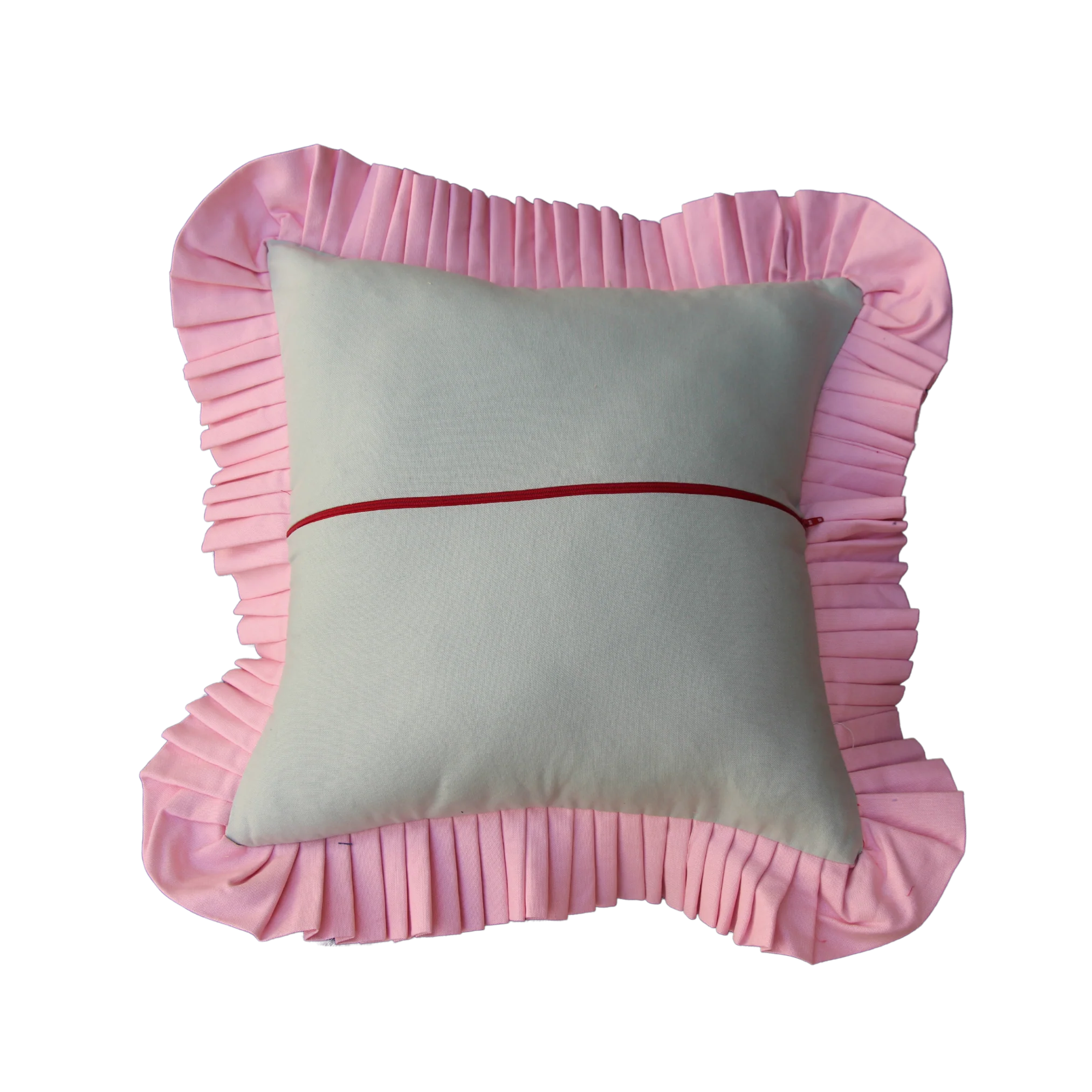 Mint Green with Pink Ruffle - Image 2