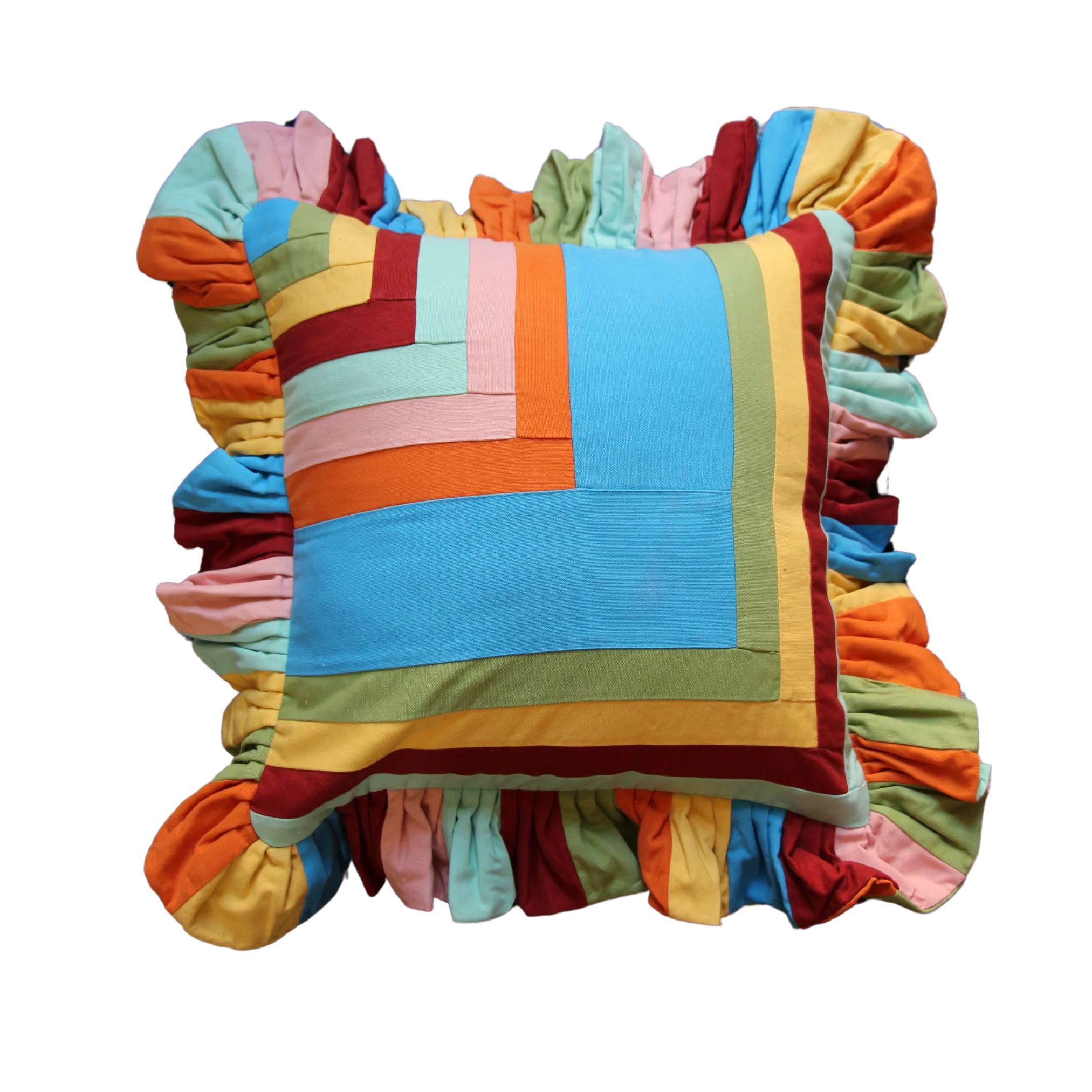 Rainbow Patchwork with Rainbow Patchwork Ruffle