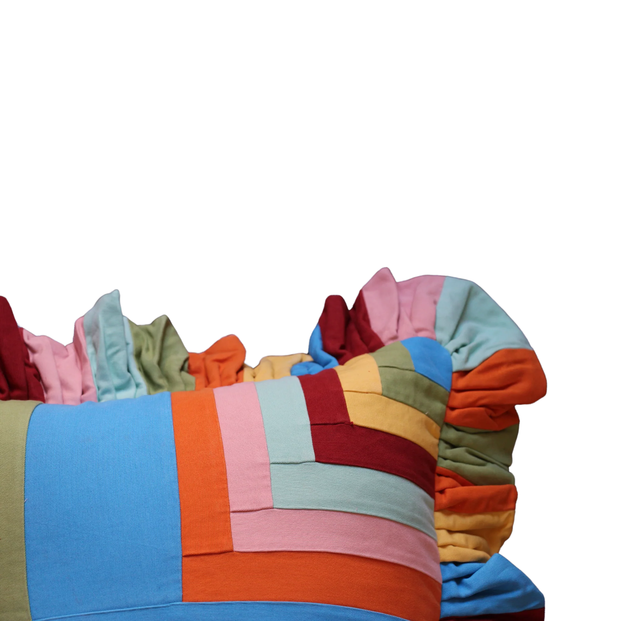 Rainbow Patchwork with Rainbow Patchwork Ruffle - Image 2