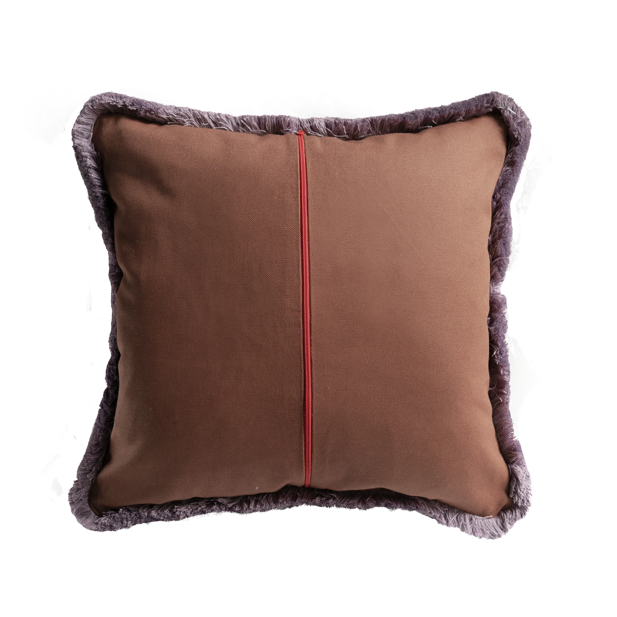 Brown & Lilac fringe - Image 2
