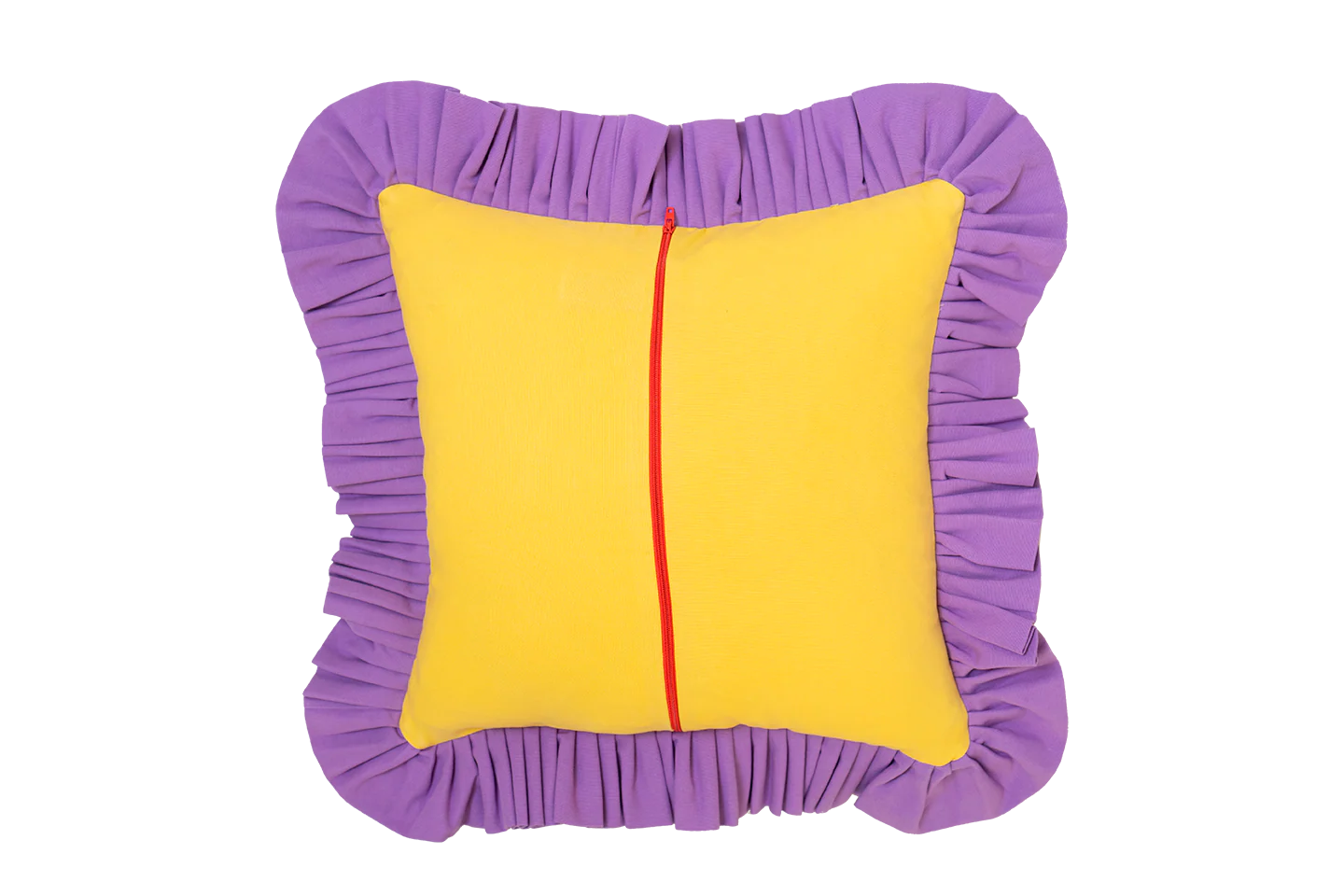 Sandy Yellow with Lilac Ruffle - Image 2